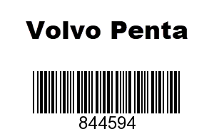 Volvo Penta 844594 - INLET VALVE