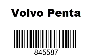 Volvo Penta 845587 - Filler Cap, Volvo