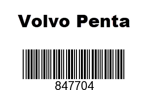 Volvo Penta 847704 - ROTOR,