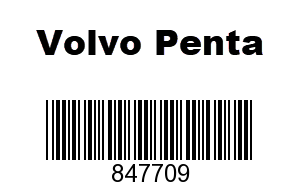 Volvo Penta 847709 - Bearing Carrier, Volvo