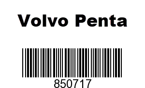 Volvo Penta 850717 - Cable Trunk, Volvo