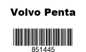 Volvo Penta 851445 - 873125