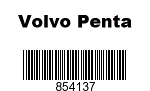 Volvo Penta 854137 - Multiple Replacement