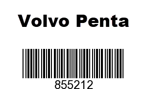 Volvo Penta 855212 - Key,