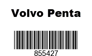Volvo Penta 855427 - SCREW,