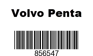 Volvo Penta 856547 - Plug, Volvo