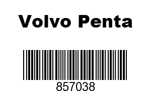 Volvo Penta 857038 - Hose, Volvo