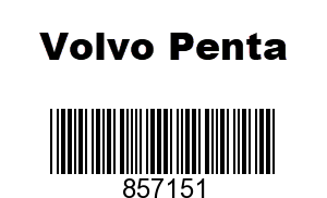 Volvo Penta 857151 - Distributor, Volvo