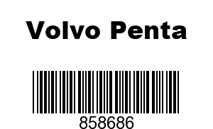 Volvo Penta 858686 - Brush Retainer, Volvo