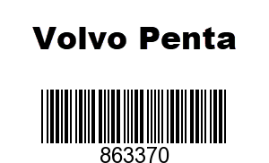 Volvo Penta 863370 - Gasket