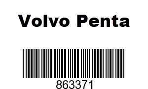 Volvo Penta 863371 - Gasket