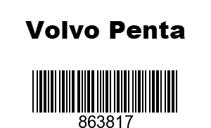 Volvo Penta 863817 - TUBE