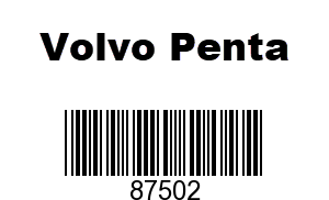 Volvo Penta 87502 - PETCOCK,