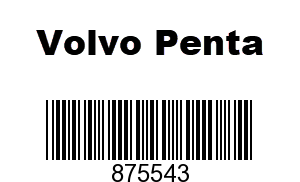 Volvo Penta 875543 - MULTIPLE REPLACEMENT