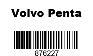 Volvo Penta 876227 - Multiple Replacement