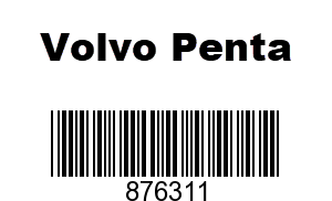 Volvo Penta VOL876311 - GASKET KIT