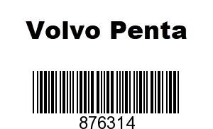 Volvo Penta 876314 - Overhaul Gasket Kit