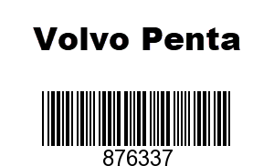 Volvo Penta 876337 - Gasket Kit, Volvo