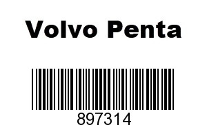Volvo Penta 897314 - Washer,