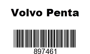 Volvo Penta 897461 - Bushing,