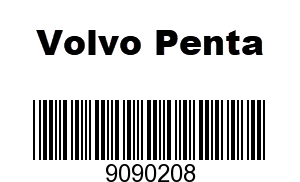 Volvo Penta 9090208 - Temperature Gauge, Volvo