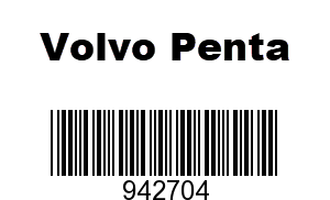 Volvo Penta 942704 - Screw,