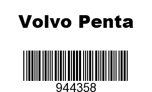 Volvo Penta 944358 - NIPPLE,