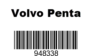 Volvo Penta 948338 - Blind Rivet, Volvo