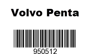 Volvo Penta 950512 - PIN,