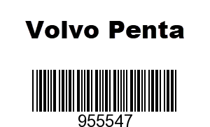Volvo Penta 955547 - Screw, Volvo
