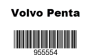 Volvo Penta 955554 - Screw, Volvo