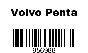 Volvo Penta 956988 - Fitting Nut, Volvo