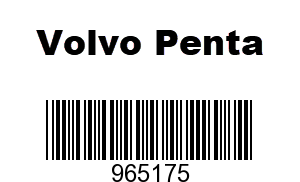 Volvo Penta 965175 - Screw, Volvo