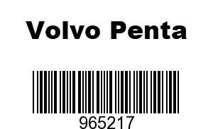 Volvo Penta 965217 - Screw, Volvo