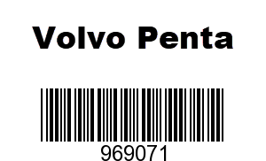 Volvo Penta 969071 - Round Nut, Volvo