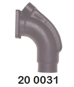 Barr Marine 20-0031 - Elbow for matching Barr mainfold only