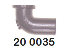 Barr Marine 20-0035 -  2.5 inch Swivel Elbow