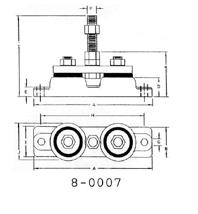 Barr Marine 8-0007 - Mount Assembly