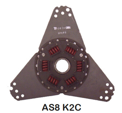 Barr Marine AS8-K2C - Drive Plate, 3-Wing Cut