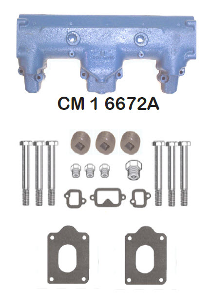 Barr Marine CM-1-6672A -  Chrysler Small Block V8 Manifold