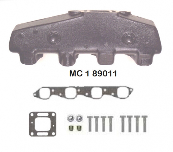 Barr Marine MC-1-89011 - MerCruiser Exhaust Manifold for Big Block V8