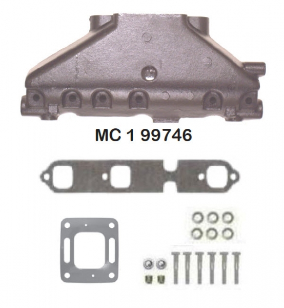 Barr Marine MC-1-99746 -MerCruiser Exhaust Manifold V6