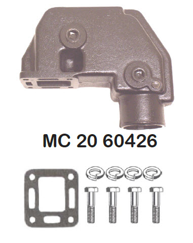 Barr Marine MC-20-60426 - MerCruiser Exhaust Elbow/riser