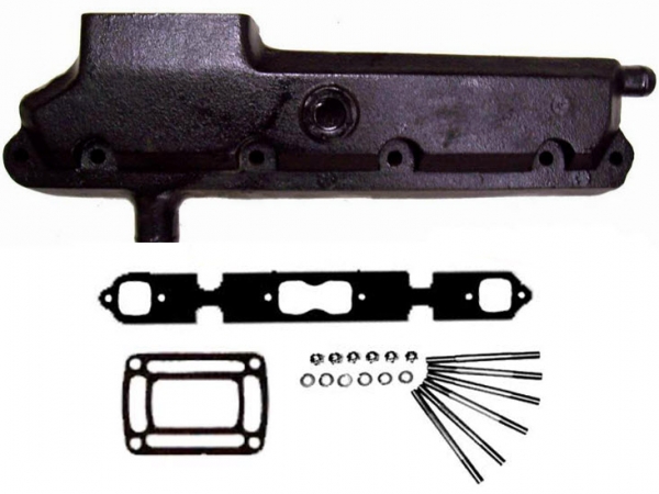 Barr Marine OMC-1-912441 - OMC Exhaust Manifold Top Riser (V8) Starboard Side (right)