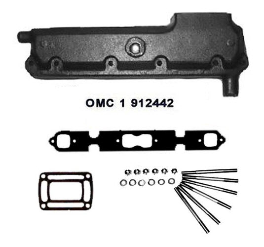 Barr Marine BAROMC-1-912442 - OMC V8 Port
Exhaust Manifold