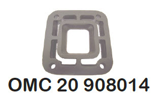 Barr Marine OMC-20-908014 - OMC Exhaust Manifold to Riser Adapter Plate