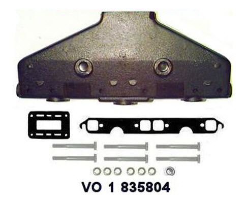 Barr Marine VO-1-835804 - Volvo Manifold, Small Block Chevy