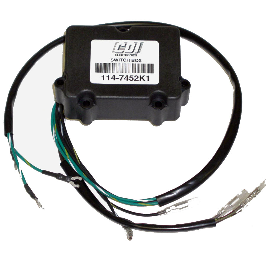 CDI Electronics 114-7452K 1 - Switch Box, 2 Cylinder, Bullet Connections