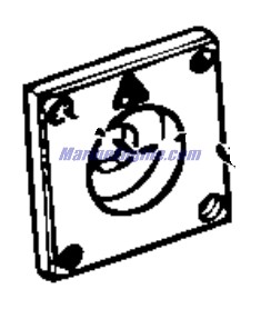 Evinrude Johnson OMC 0125317 - Cutoff Bezel