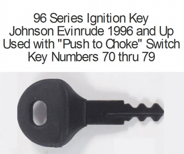 for OMC Johnson Evinrude Outboard Pair of Ignition Keys Key No. 71 
